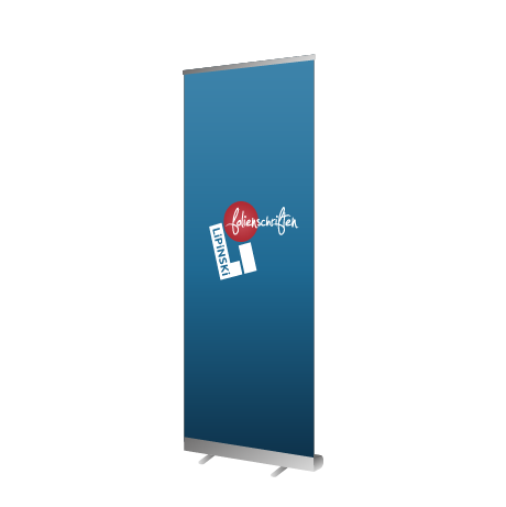 Roll-Up Budget | B 60 cm x H 200 cm | einseitig bedruckt